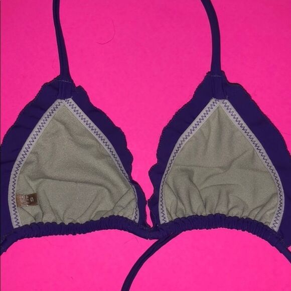 Triangle Bikini Top Purple - Picture 7 of 8